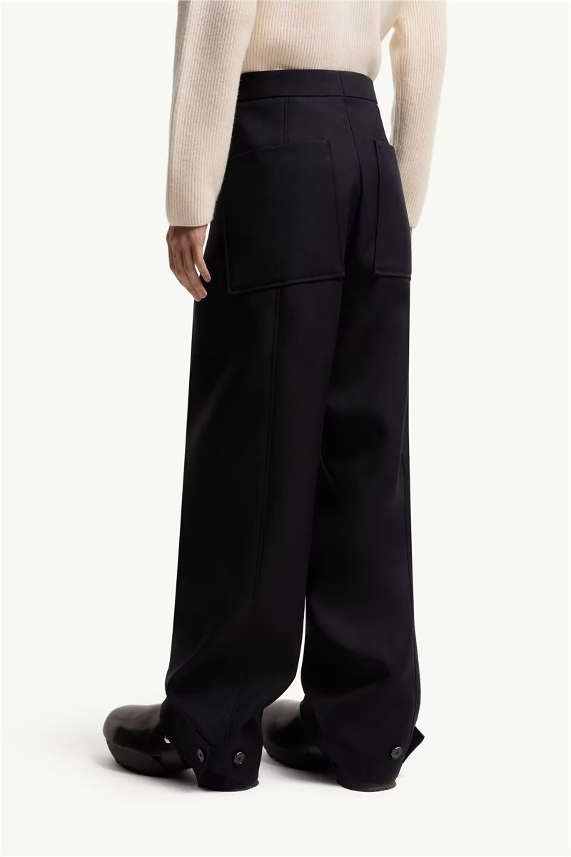 Moncler + JIL SANDER Wool Gabardine Tailored Pants-MONCLER-Verso