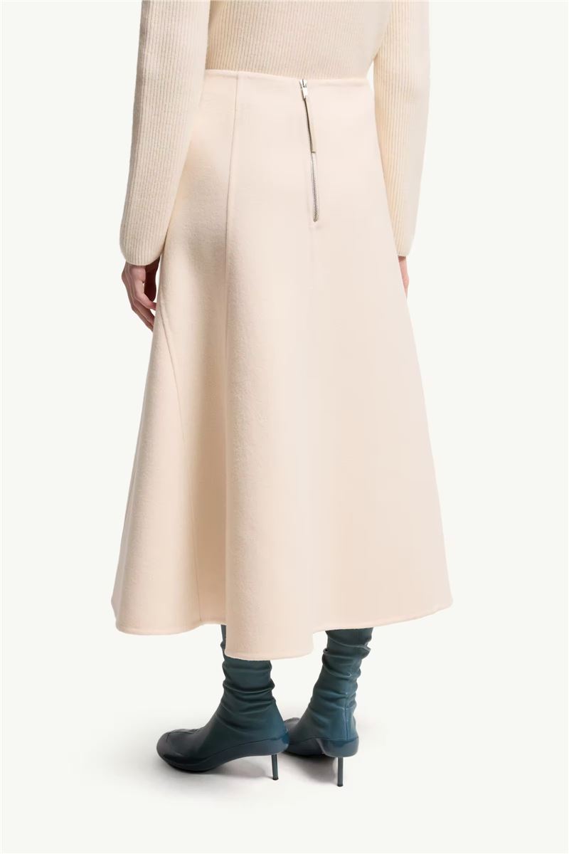 Moncler + JIL SANDER Wool Midi Skirt-MONCLER-Verso