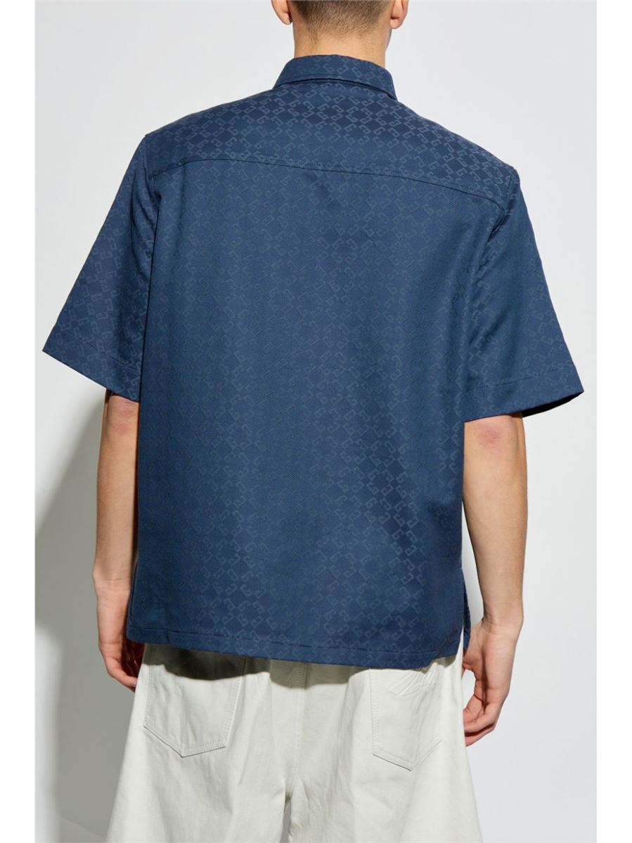 MONOGRAM-PATTERN SHIRT - GIVENCHY - Verso