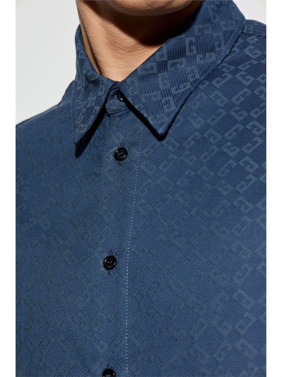 MONOGRAM-PATTERN SHIRT - GIVENCHY - Verso