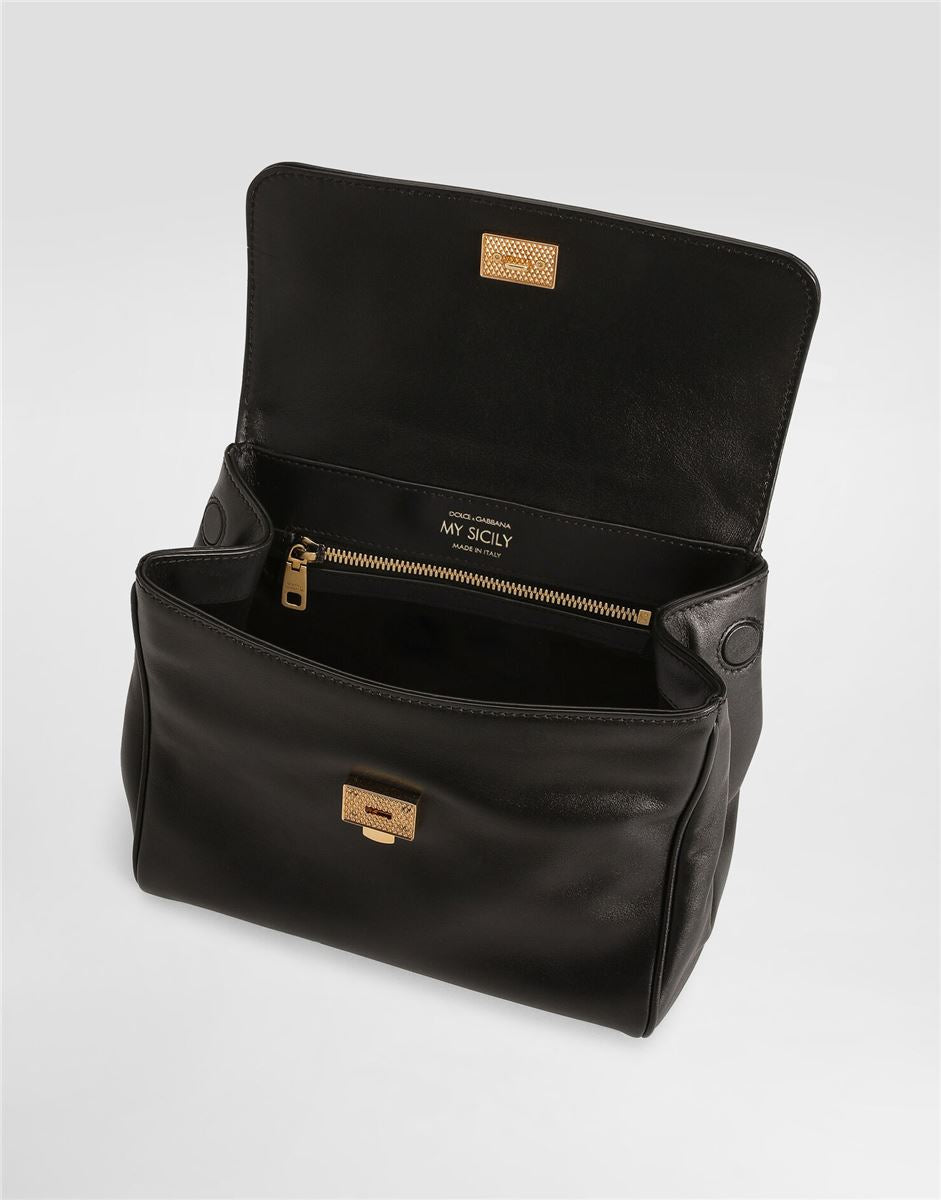 My Sicily Handbag in Plongé Calfskin-DOLCE&GABBANA-Verso