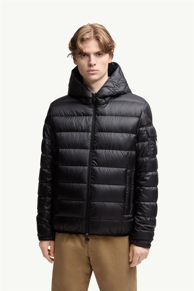 najan hooded short down jacket-MONCLER-Verso