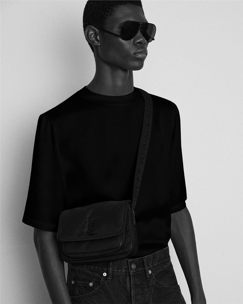 NIKI SMALL MESSENGER IN NYLON - SAINT LAURENT - Verso