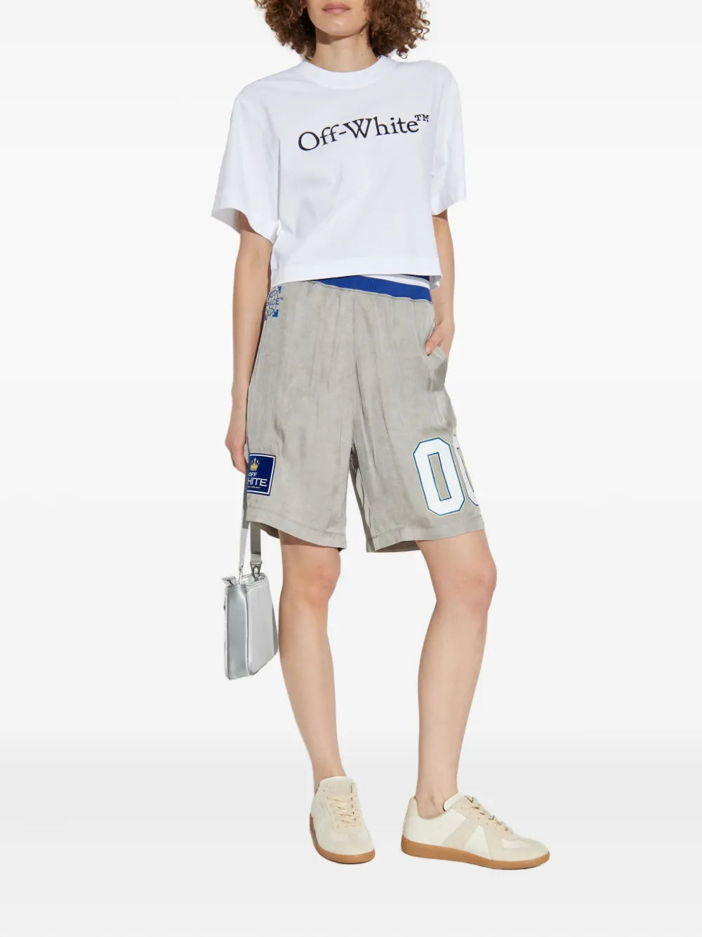 Number-print shorts-OFF-WHITE-Verso
