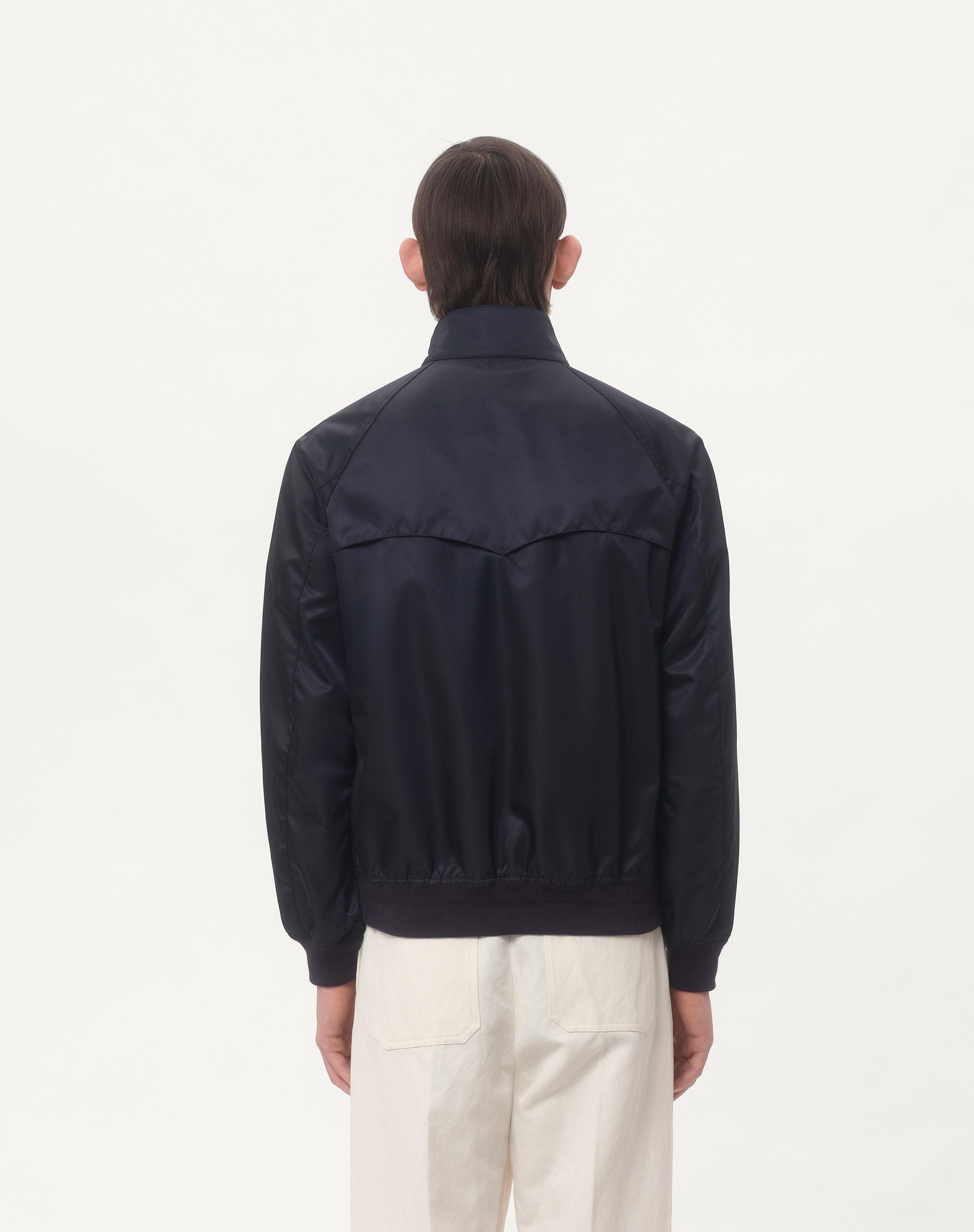 NYLON BLOUSON WITH VLOGO PATCH - VALENTINO - Verso