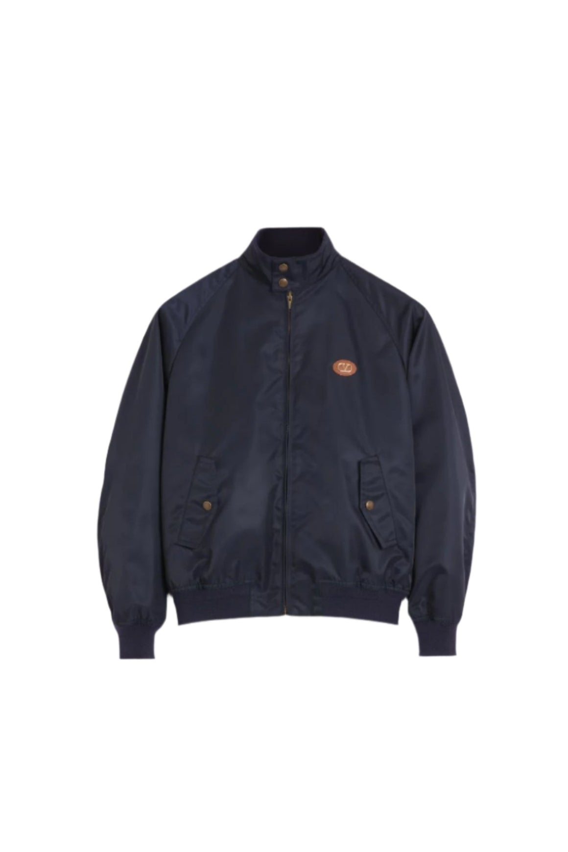 NYLON BLOUSON WITH VLOGO PATCH - VALENTINO - Verso