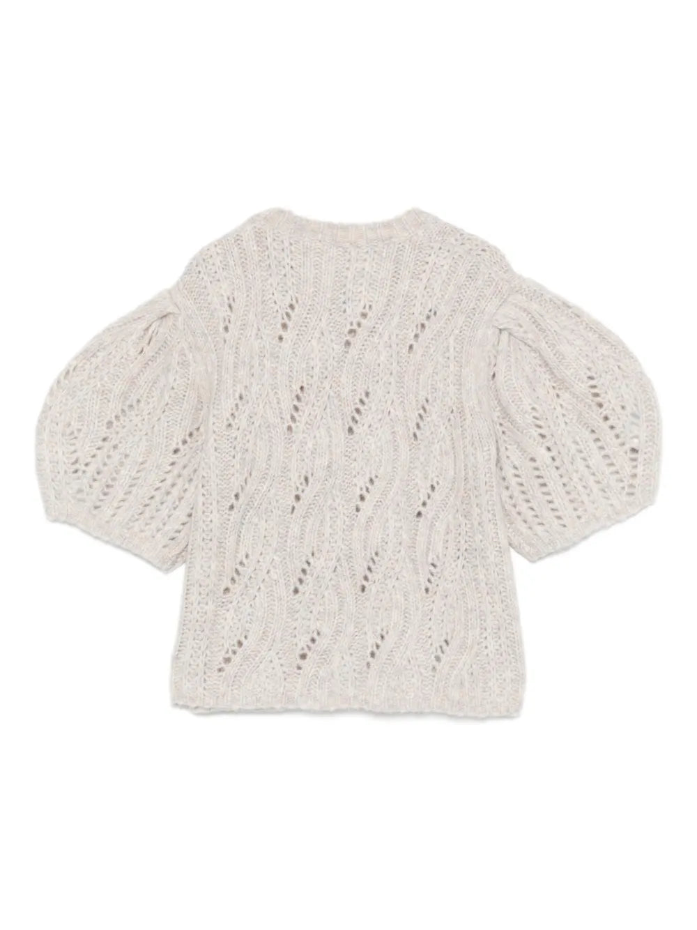 Open-knit puff-sleeve top-THE GARMENT-Verso