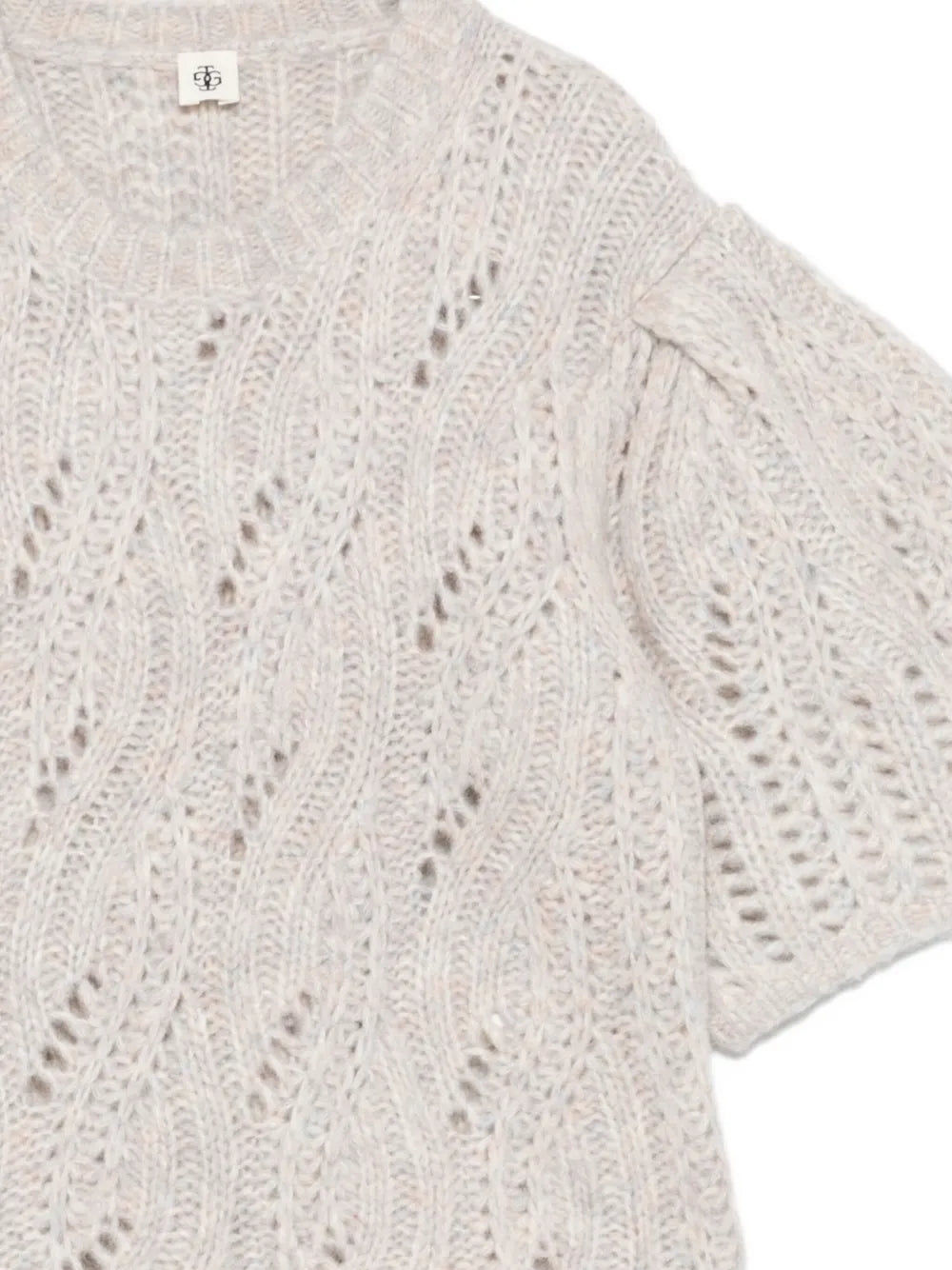 Open-knit puff-sleeve top-THE GARMENT-Verso