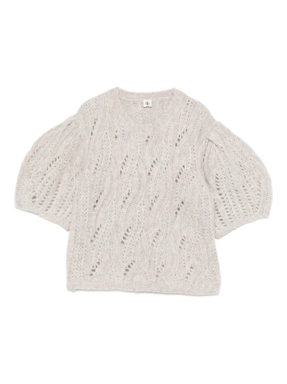 Open-knit puff-sleeve top-THE GARMENT-Verso