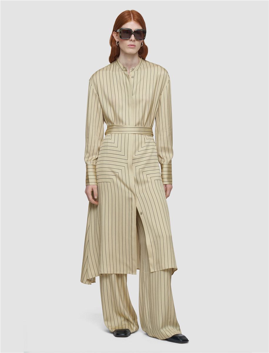 ORLANA GEOMETRIC PRINT SILK DRESS-JOSEPH-Verso