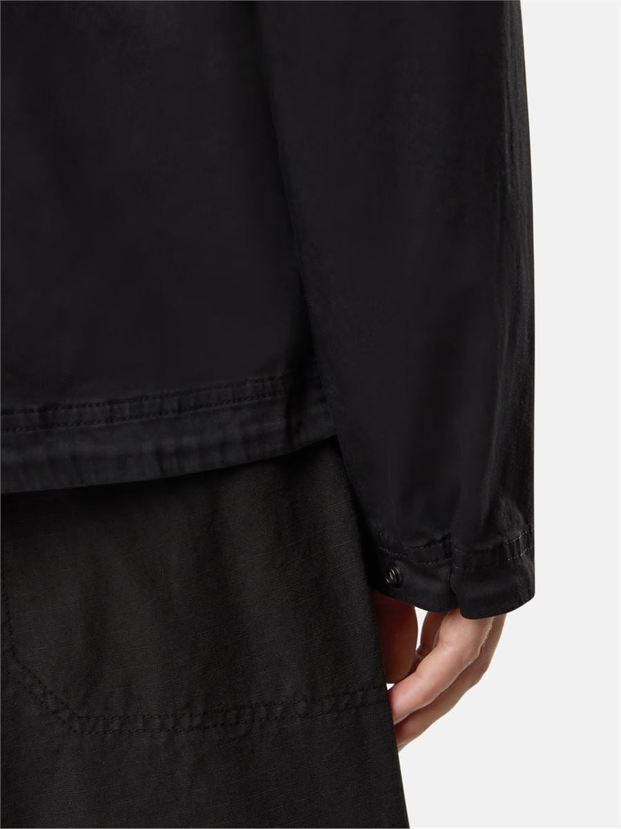 Overshirt with chest pocket and two-way zip-STONE ISLAND-Verso