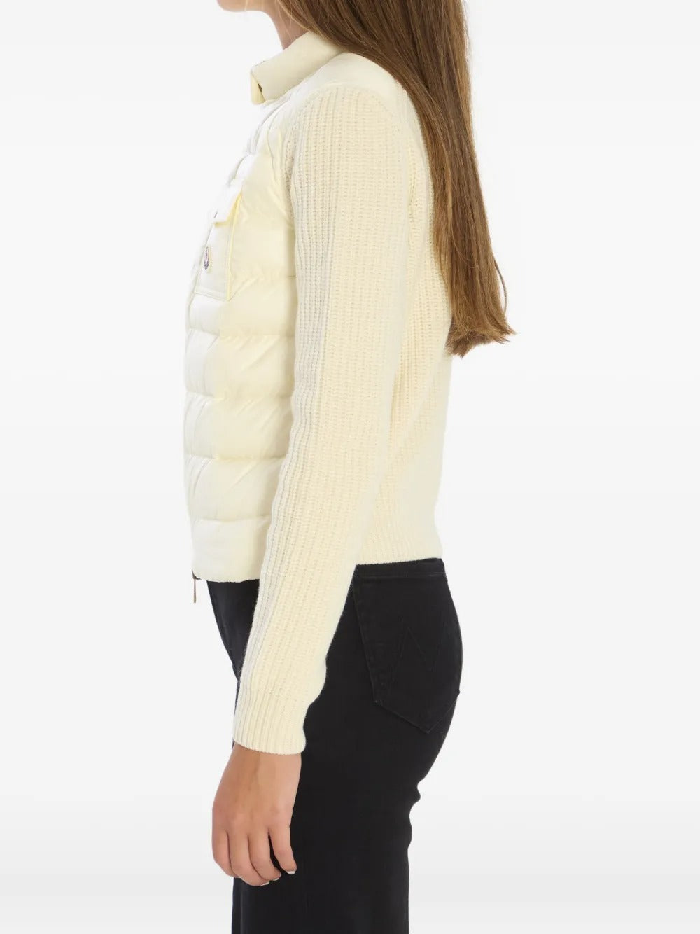 Padded-front Chest-pocket Cardigan-MONCLER-Verso