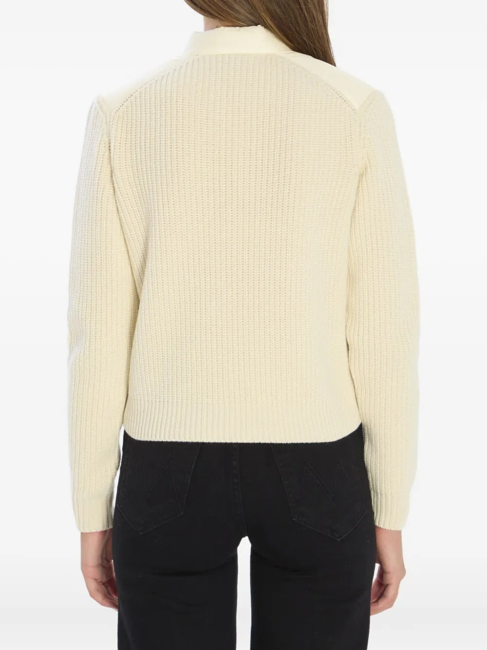 Padded-front Chest-pocket Cardigan-MONCLER-Verso