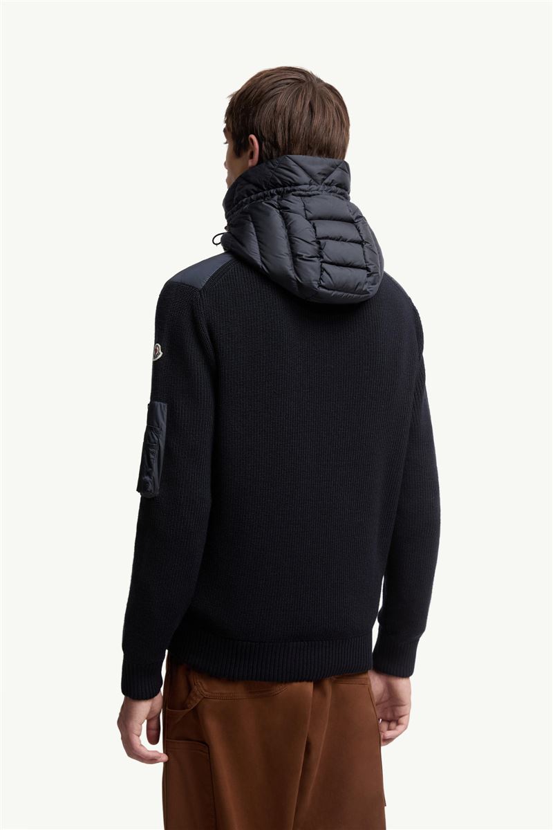 padded zip-up cardigan-MONCLER-Verso