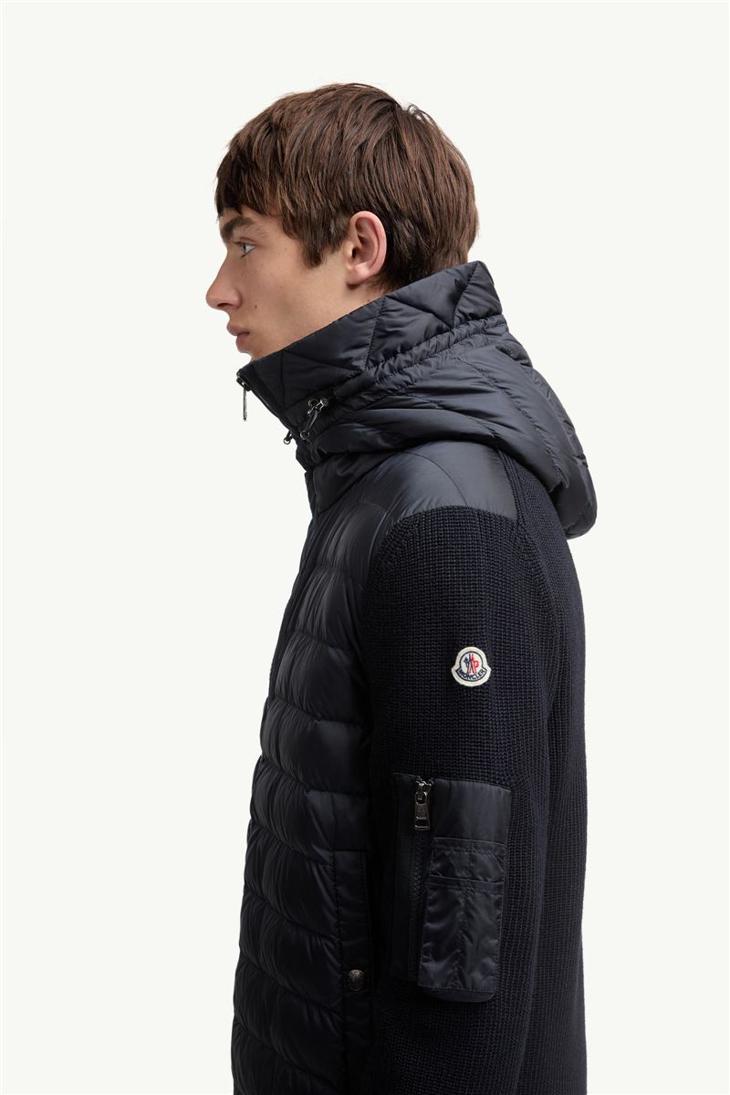 padded zip-up cardigan-MONCLER-Verso