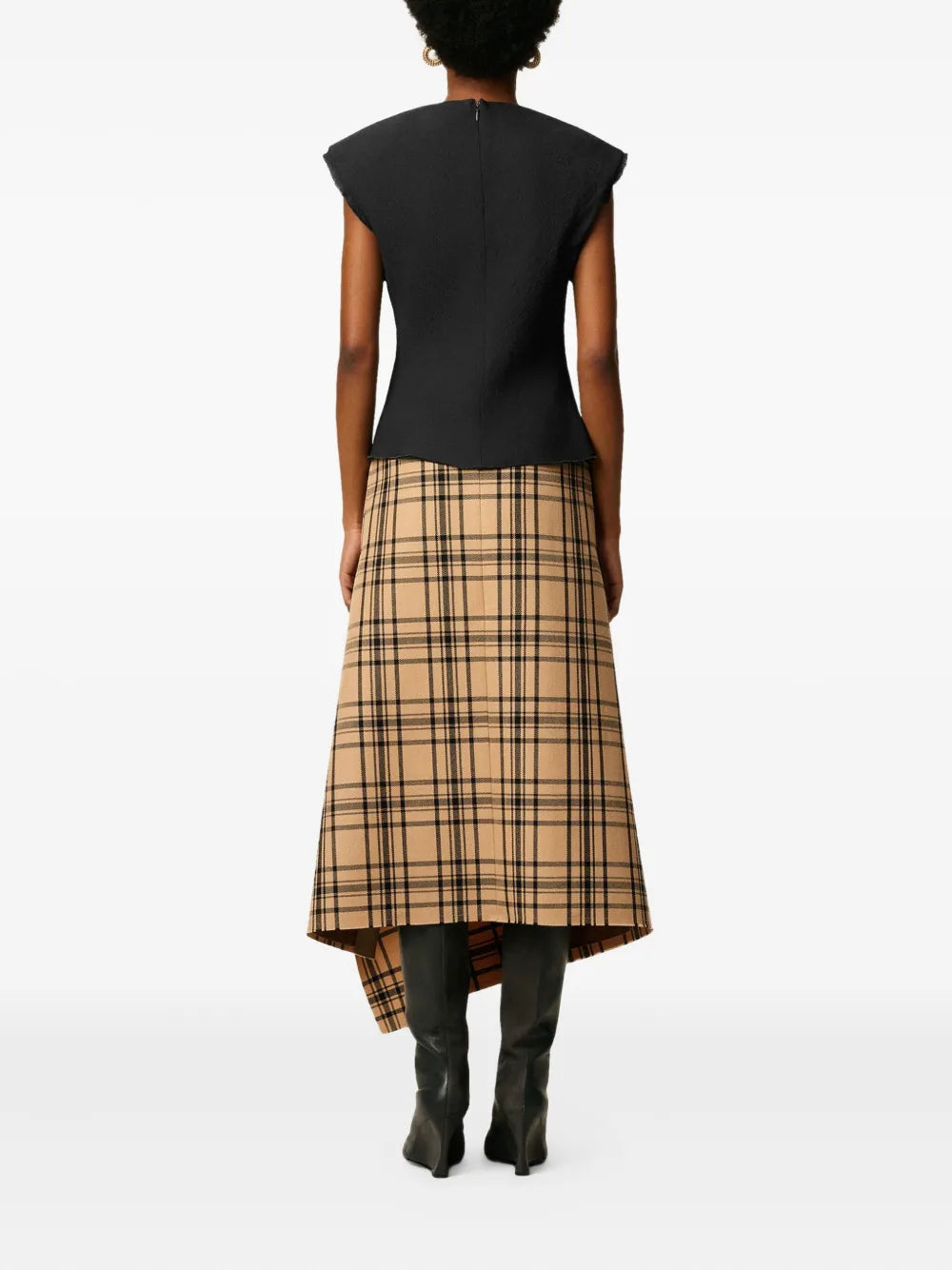 Paris raw-edge sleeveless top-AMI-Verso