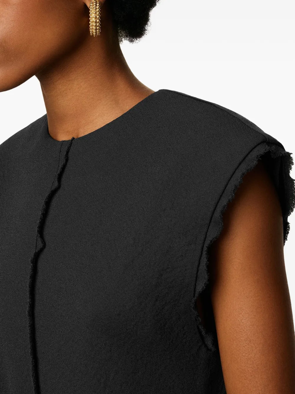 Paris raw-edge sleeveless top-AMI-Verso