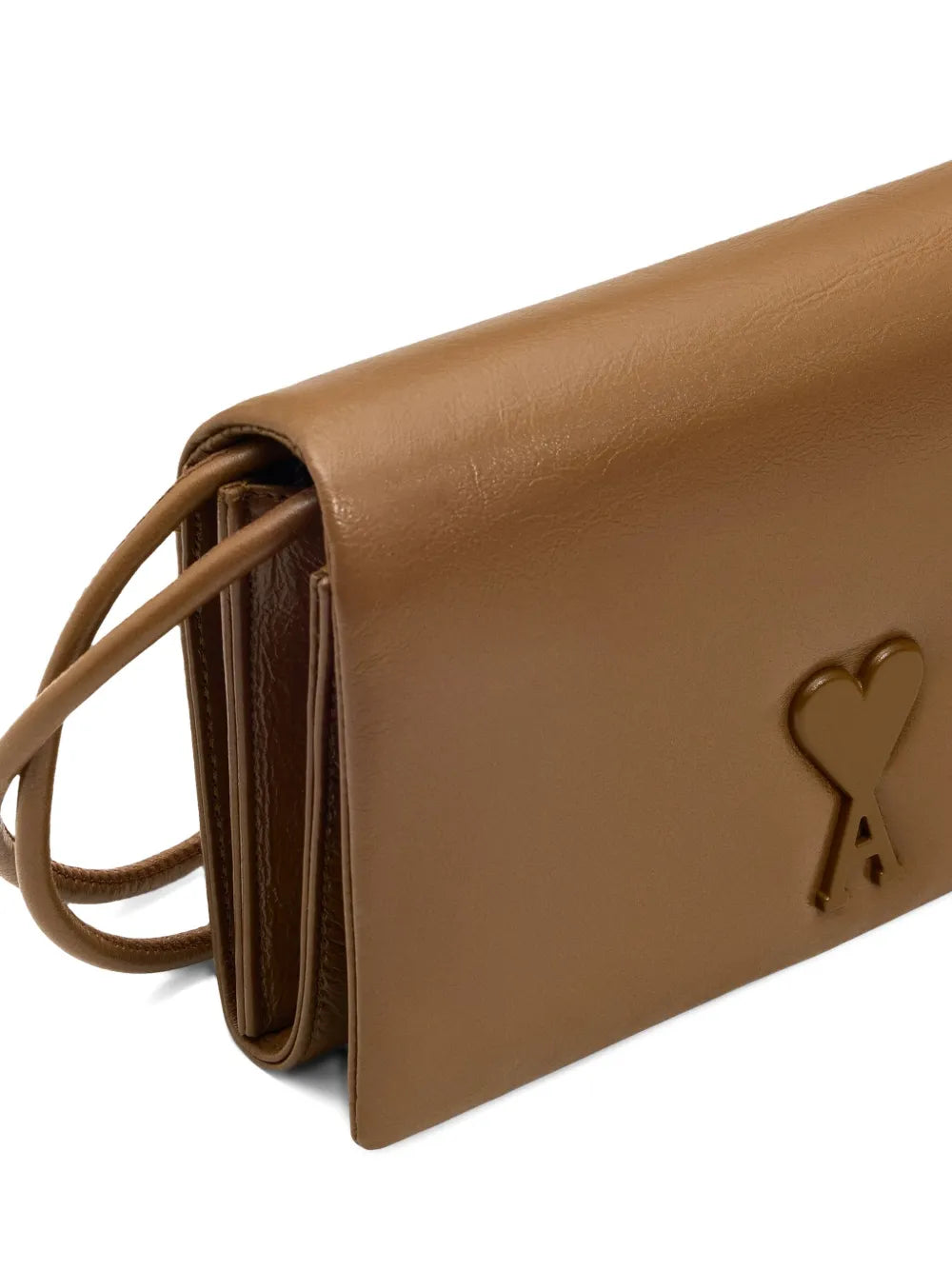 Paris voulez vous leather wallet-AMI-Verso