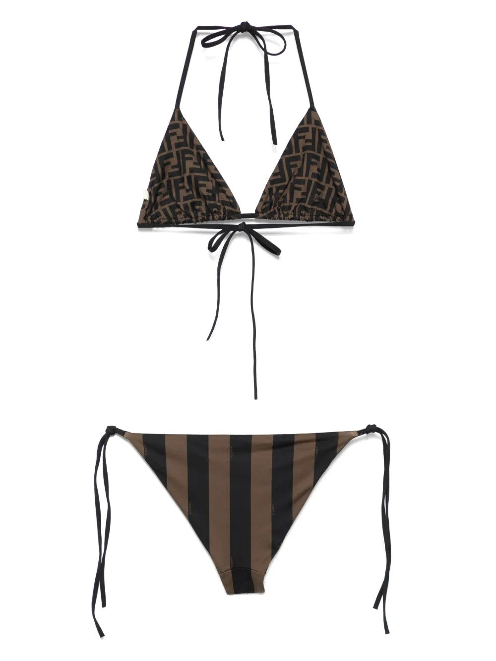 Patterned reversible bikini-FENDI-Verso