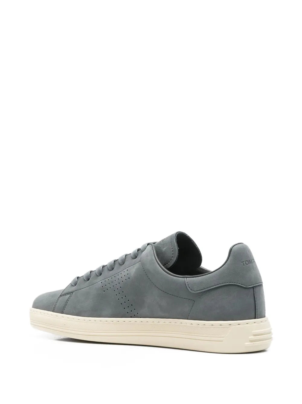Perforated suede sneakers-TOM FORD-Verso