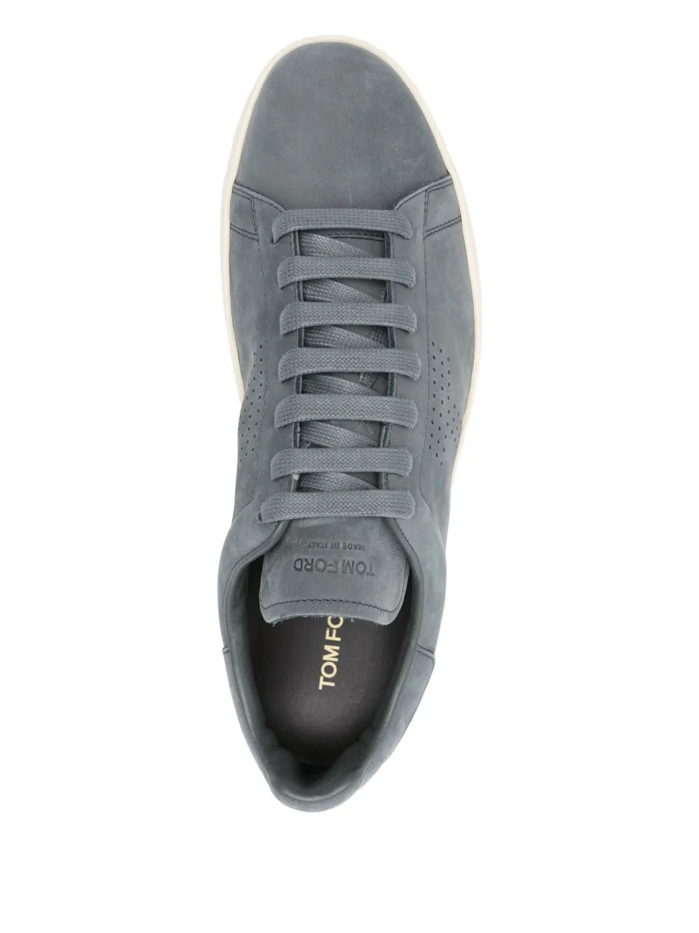 Perforated suede sneakers-TOM FORD-Verso