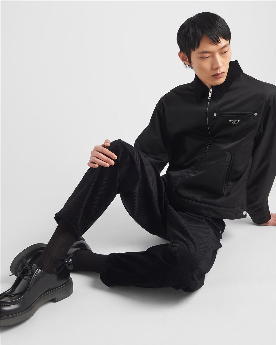 Pinwale corduroy pants-PRADA-Verso