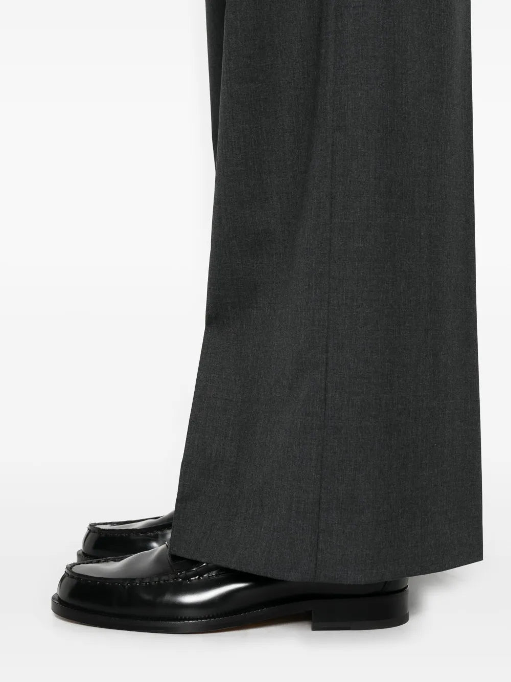 Pleated wide-leg trousers-JOSEPH-Verso