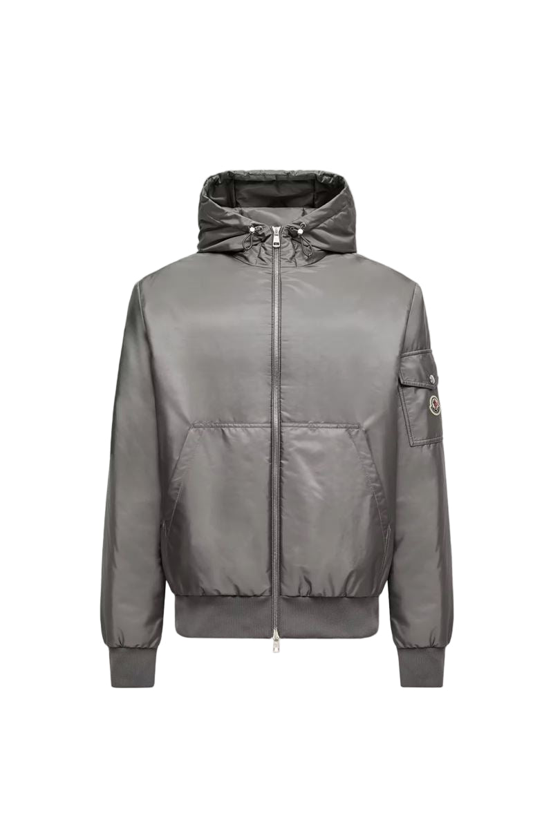 Poiliot hooded short down jacket-MONCLER-Verso