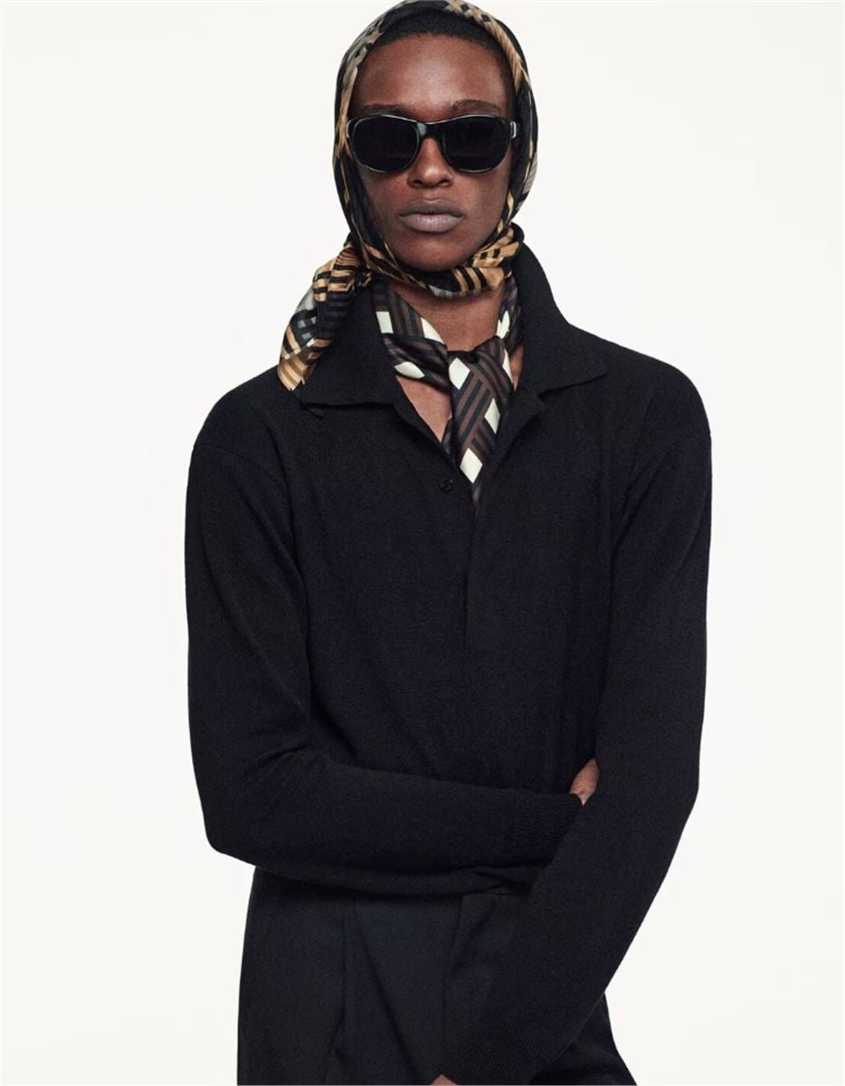 POLO IN WOOL - SAINT LAURENT - Verso