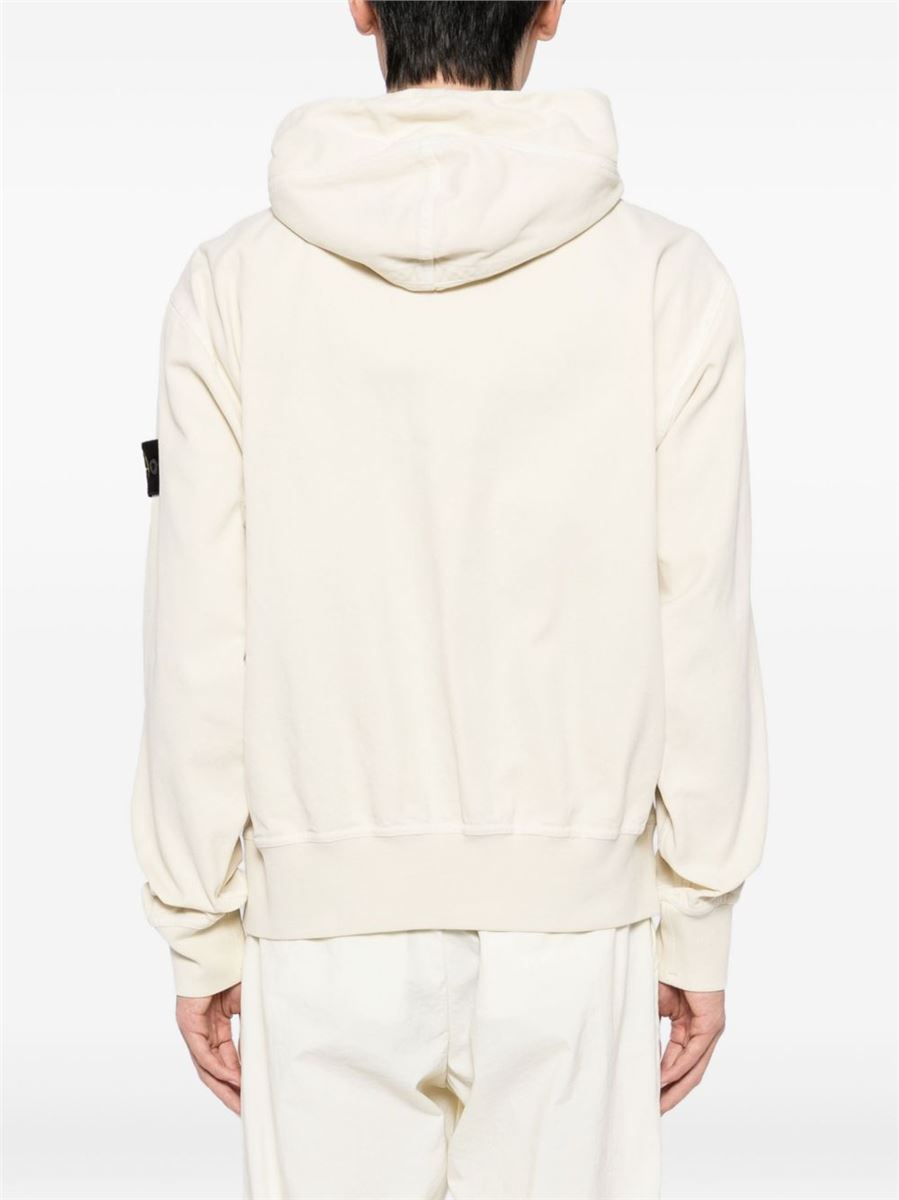 Pouch-pocket hoodie-STONE ISLAND-Verso