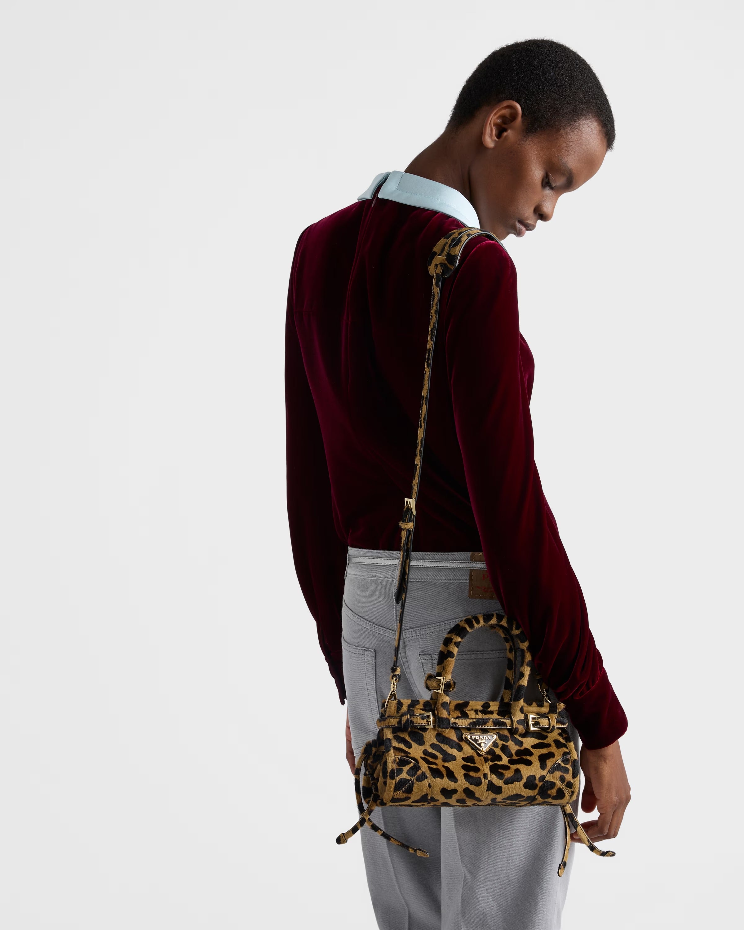 Prada bonnie mini printed leather handbag-PRADA-Verso