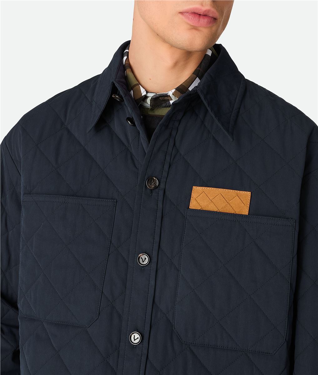 quilted cotton overshirt-BOTTEGA VENETA-Verso