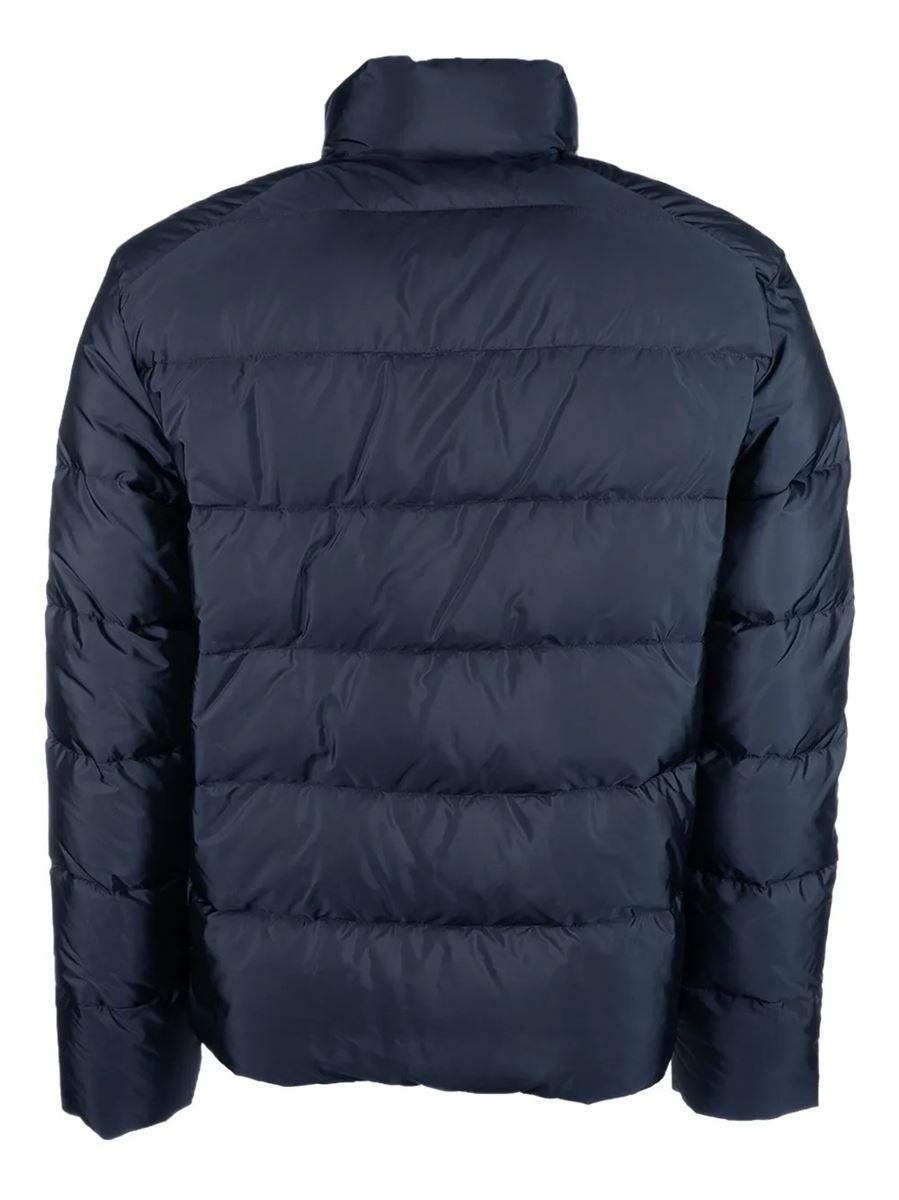 Quilted logo-plaque jacket-PRADA-Verso