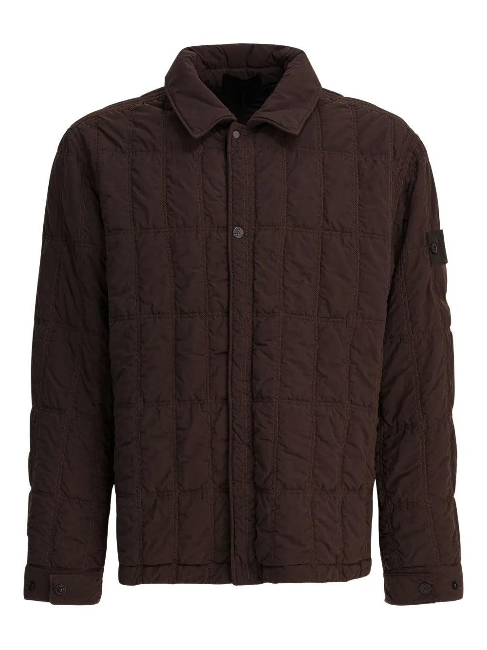 Quilted Panelled Jacket-STONE ISLAND-Verso