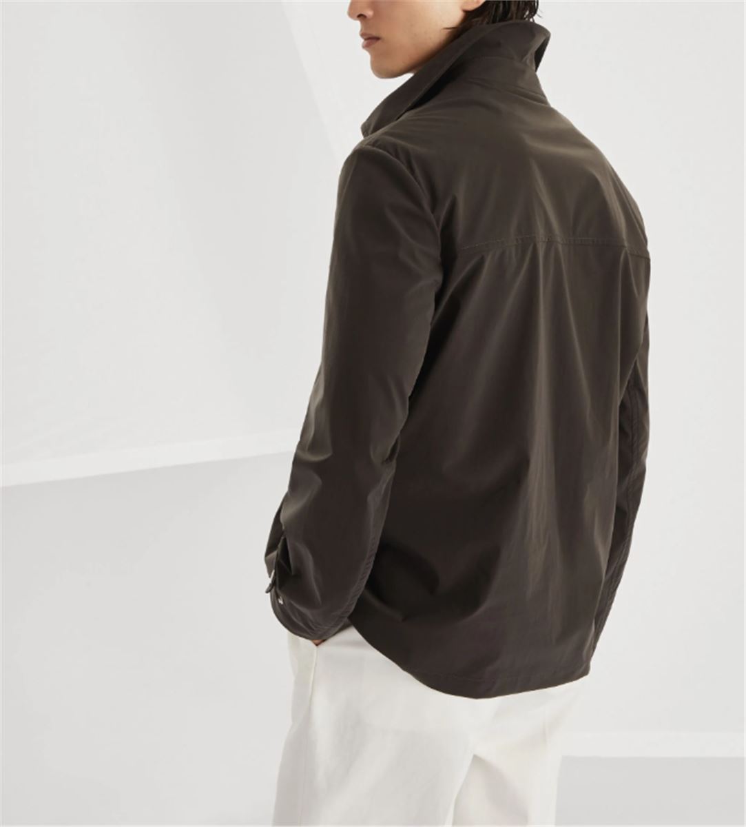 RAGLAN-SLEEVE FIELD JACKET-BRUNELLO CUCINELLI-Verso