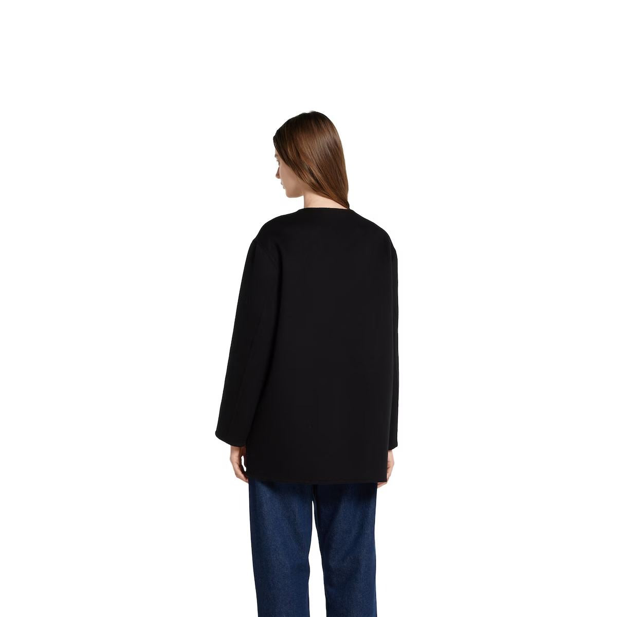 Reversible wool silk jacket-GUCCI-Verso