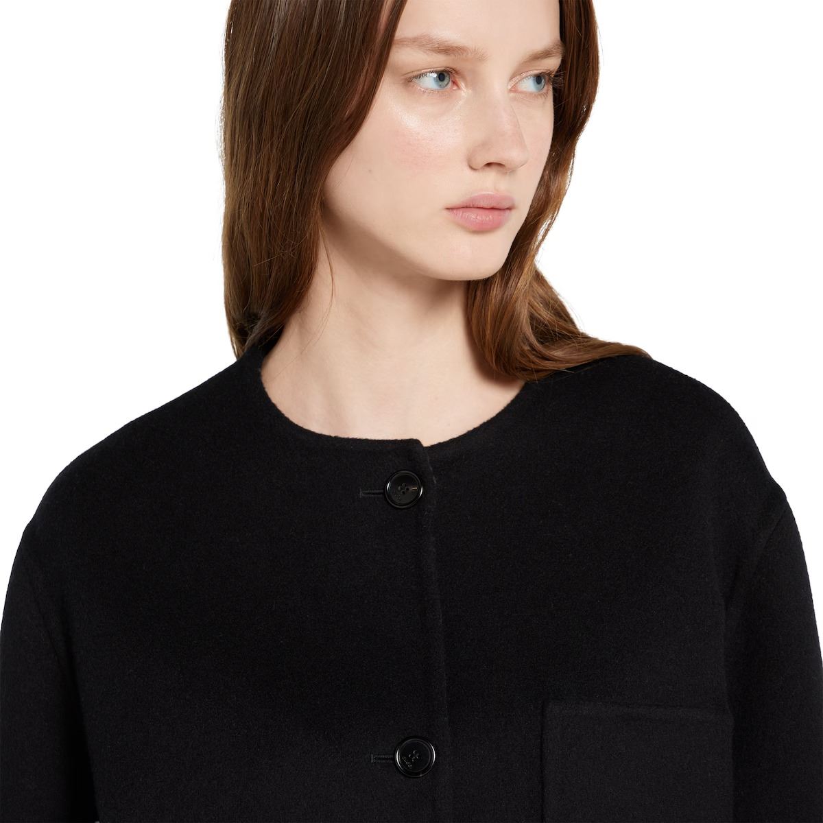 Reversible wool silk jacket-GUCCI-Verso
