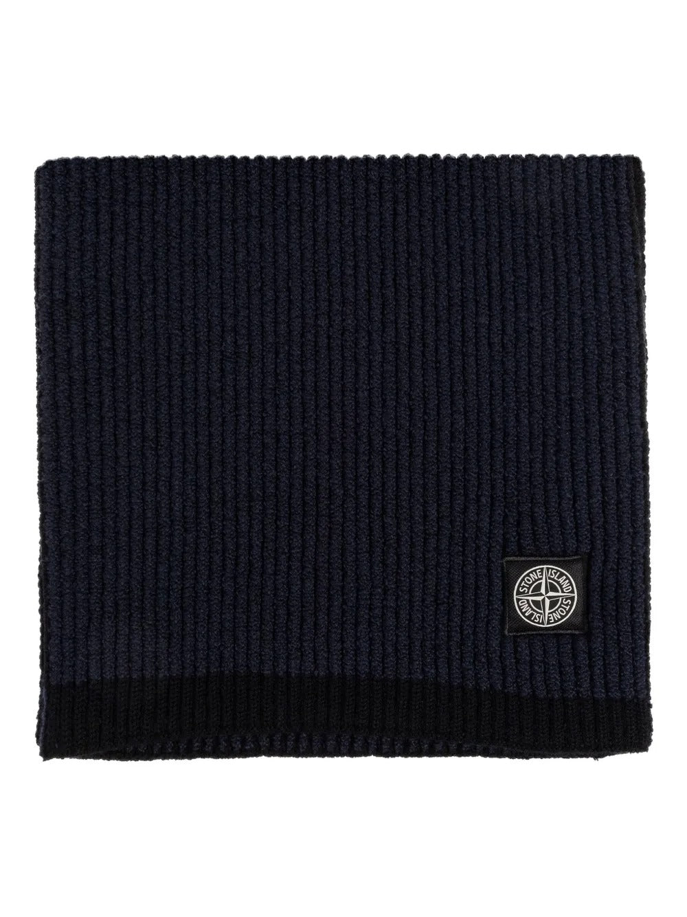 Ribbed Compass-patch Scarf-STONE ISLAND-Verso