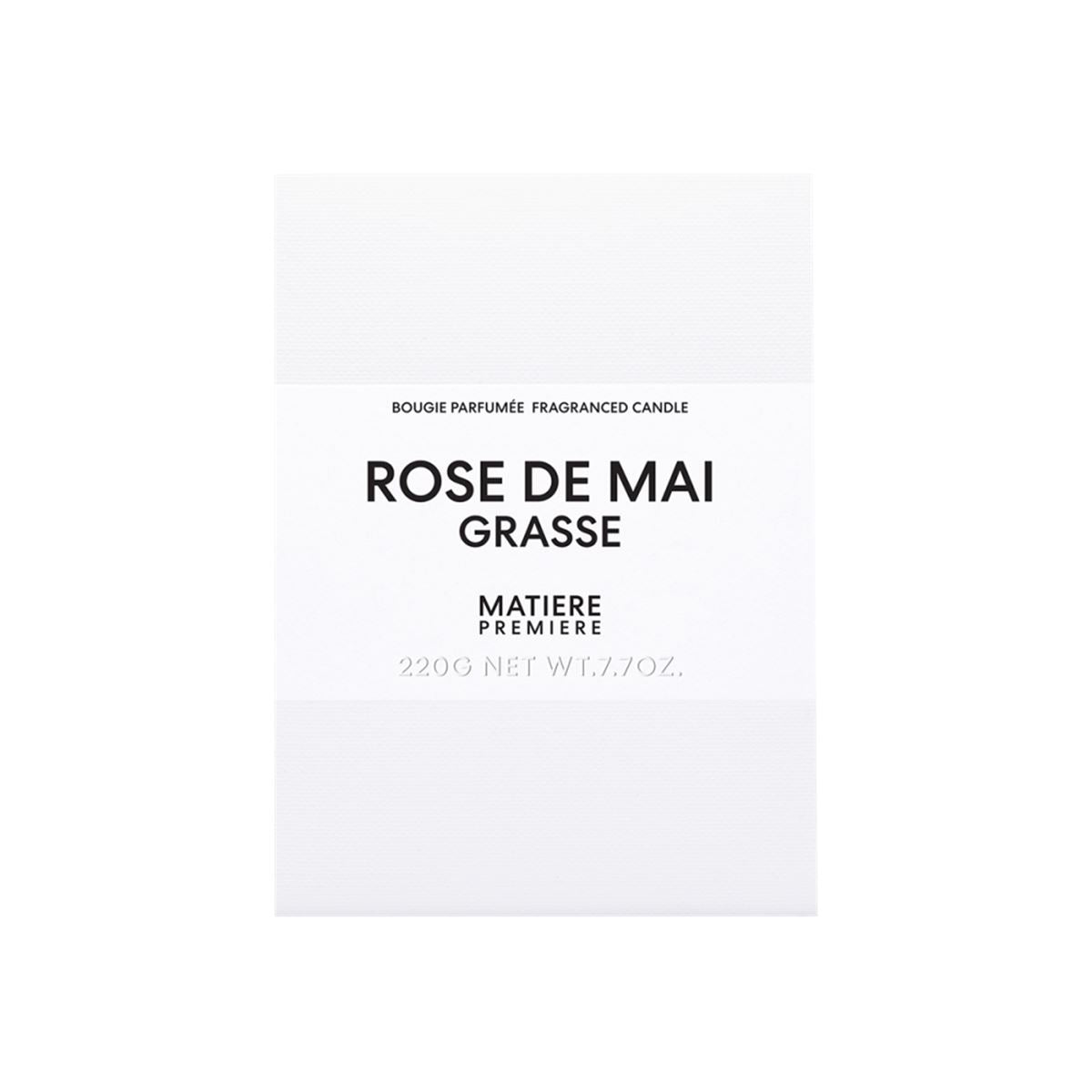 Rose de mai grasse scented candle-MATIERE PREMIERE-Verso