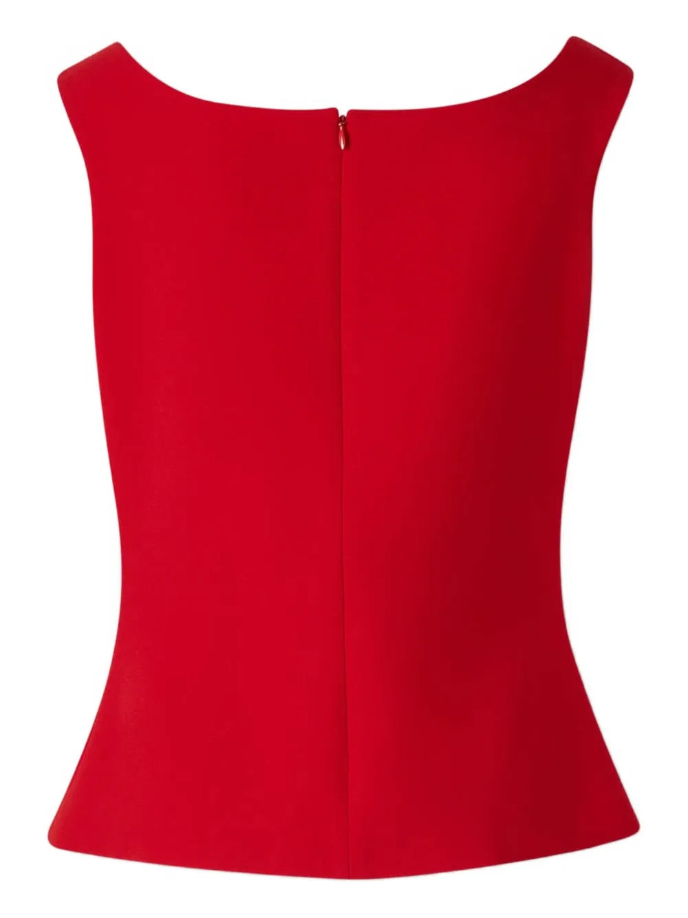 Rose-detail wool-blend top-MAGDA BUTRYM-Verso