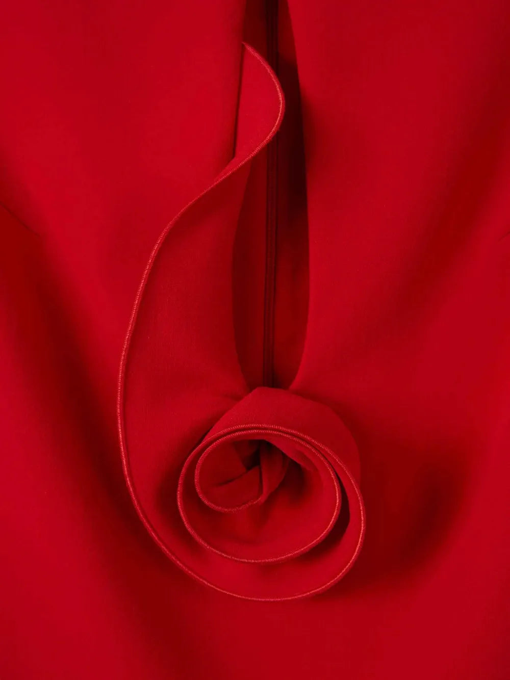 Rose-detail wool-blend top-MAGDA BUTRYM-Verso