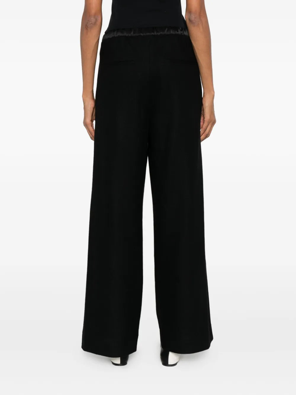 Satin-trim pants-VINCE-Verso