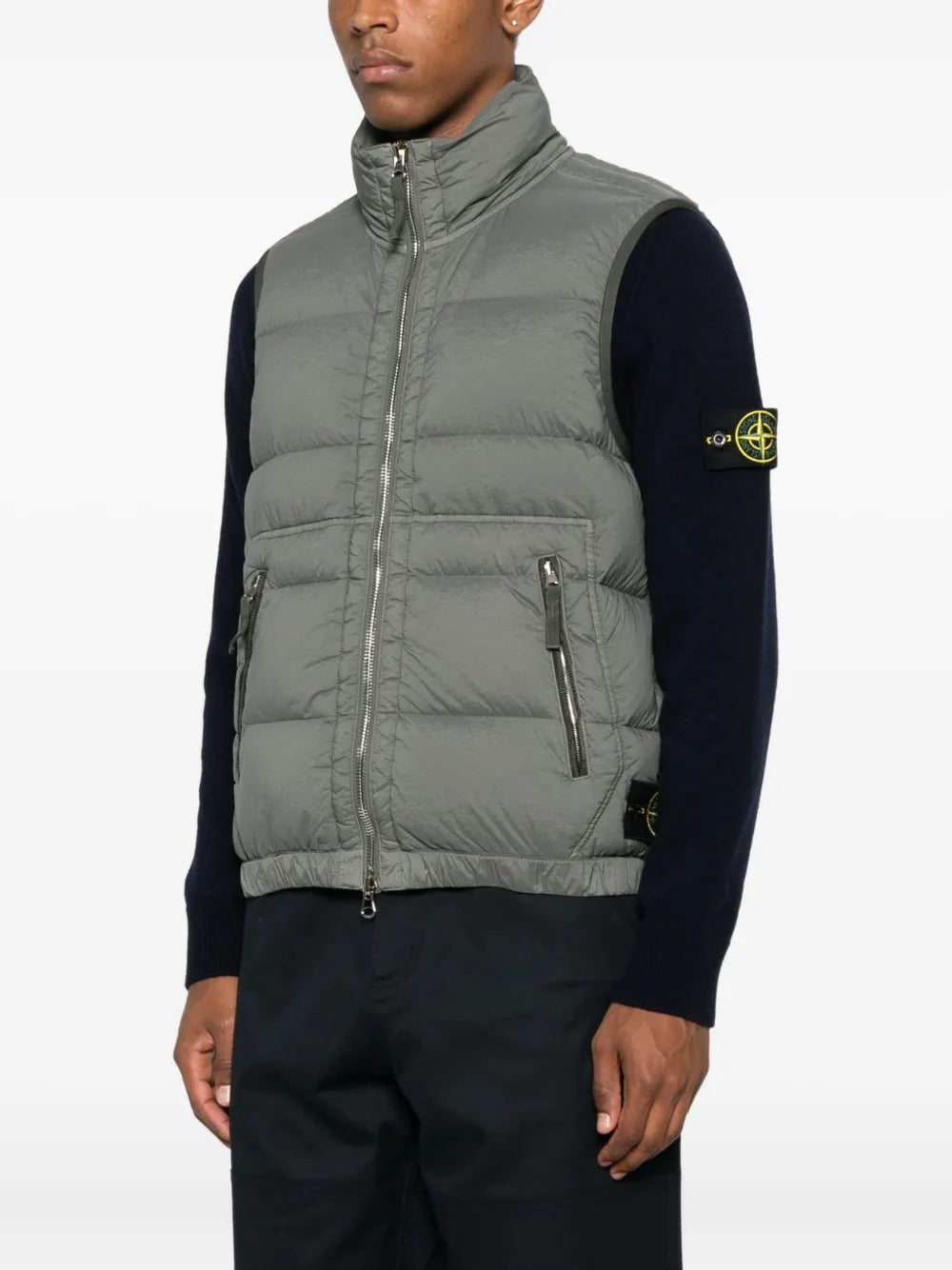 Seamless tunnel quilted gilet-STONE ISLAND-Verso