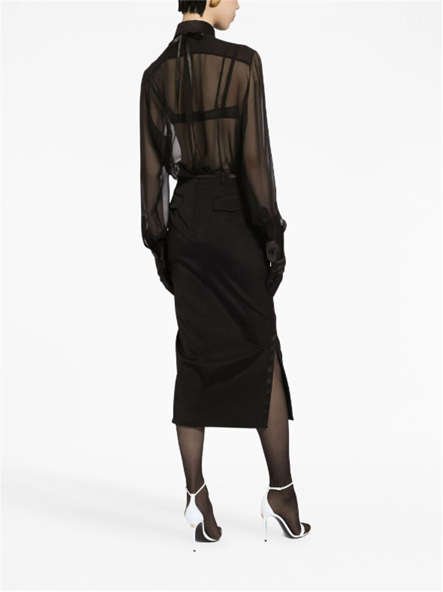 SEMI-SHEER MESH SHIRT DOLCE & GABBANA