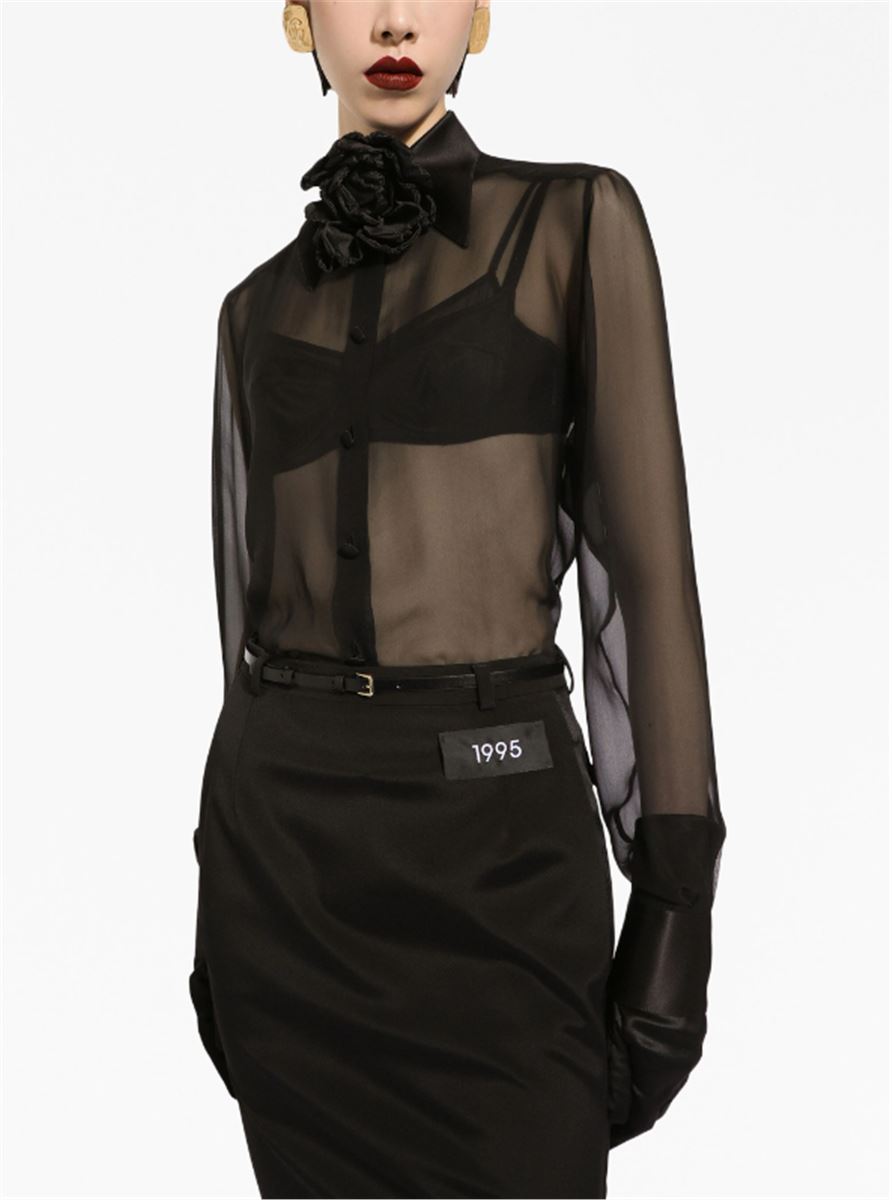 SEMI-SHEER MESH SHIRT DOLCE & GABBANA