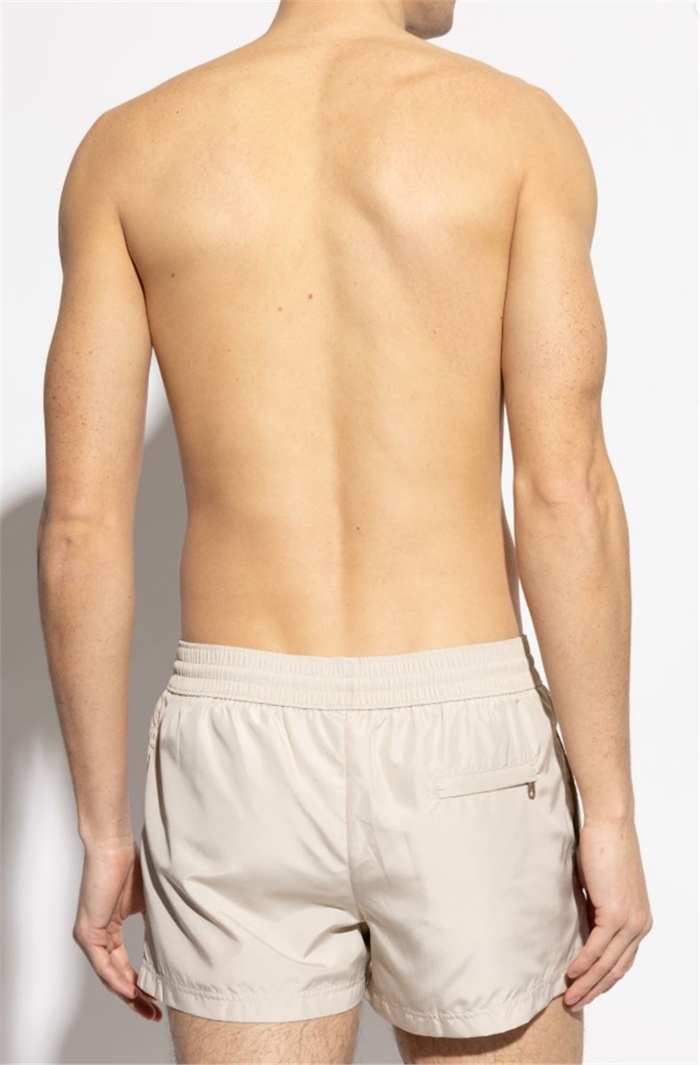 SHORT SWIM TRUNKS WITH TAG - DOLCE & GABBANA - Verso