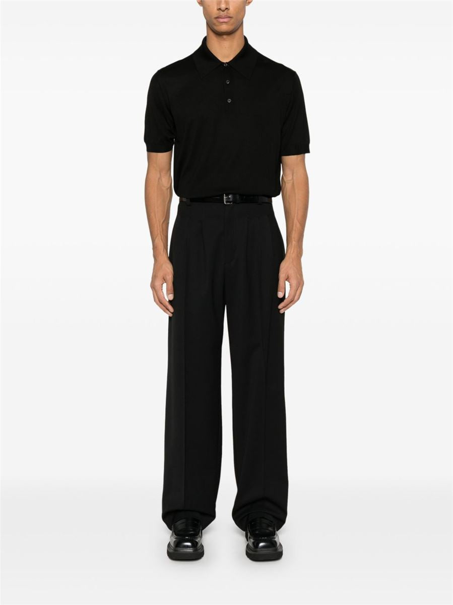 SILK POLO SHIRT - PRADA - Verso