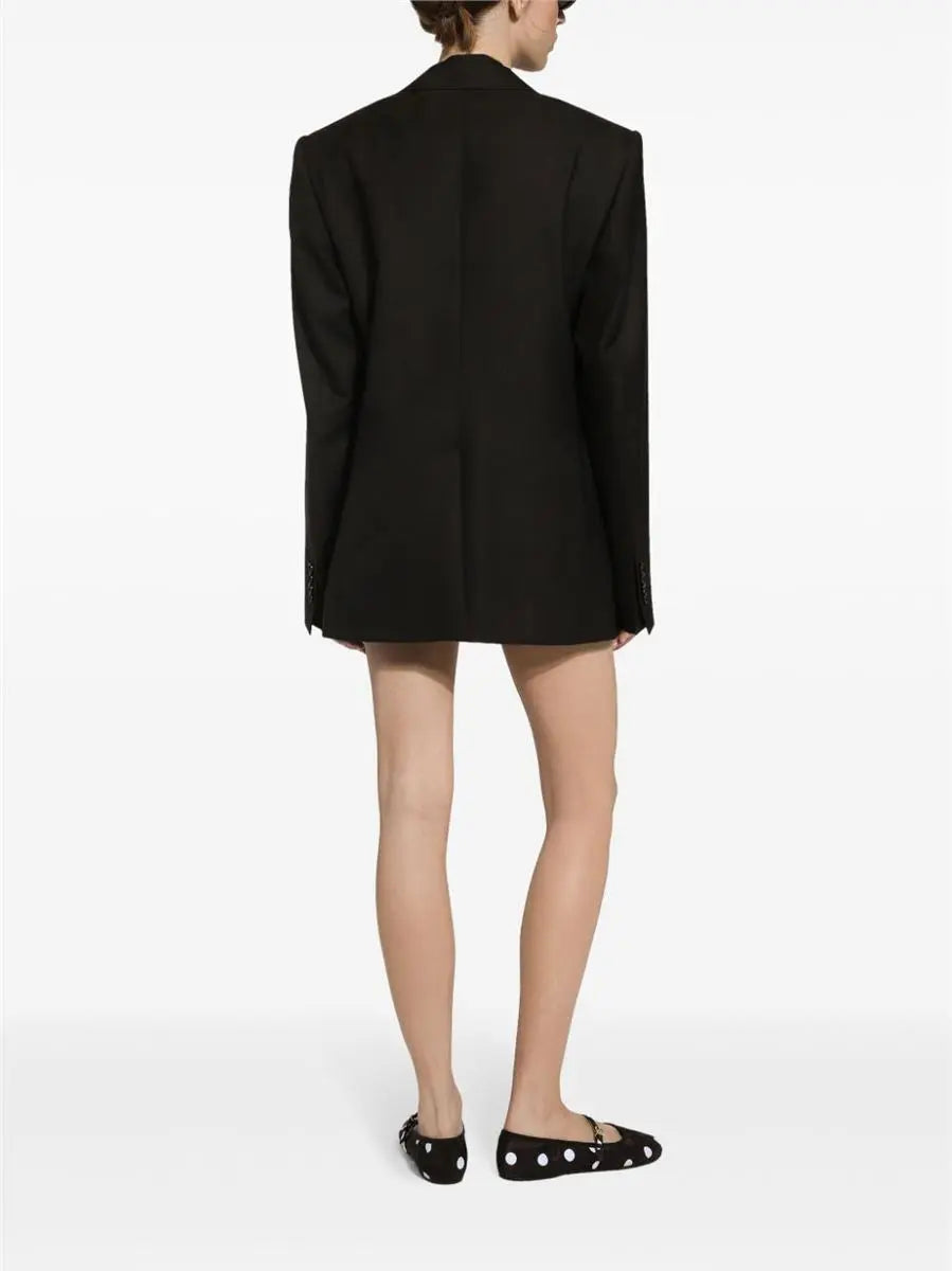 SINGLE-BREASTED VIRGIN WOOL BLAZER DOLCE & GABBANA