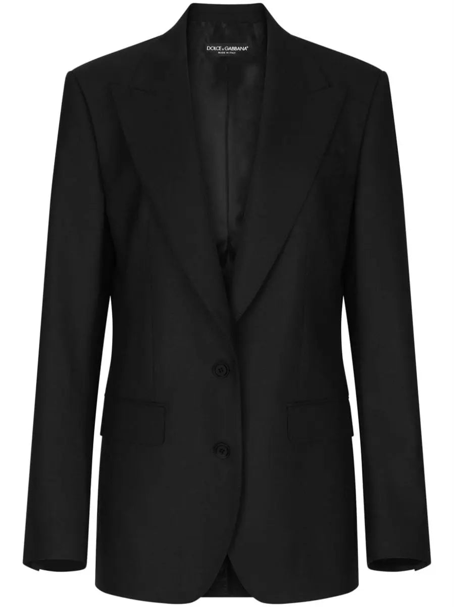 SINGLE-BREASTED VIRGIN WOOL BLAZER DOLCE & GABBANA