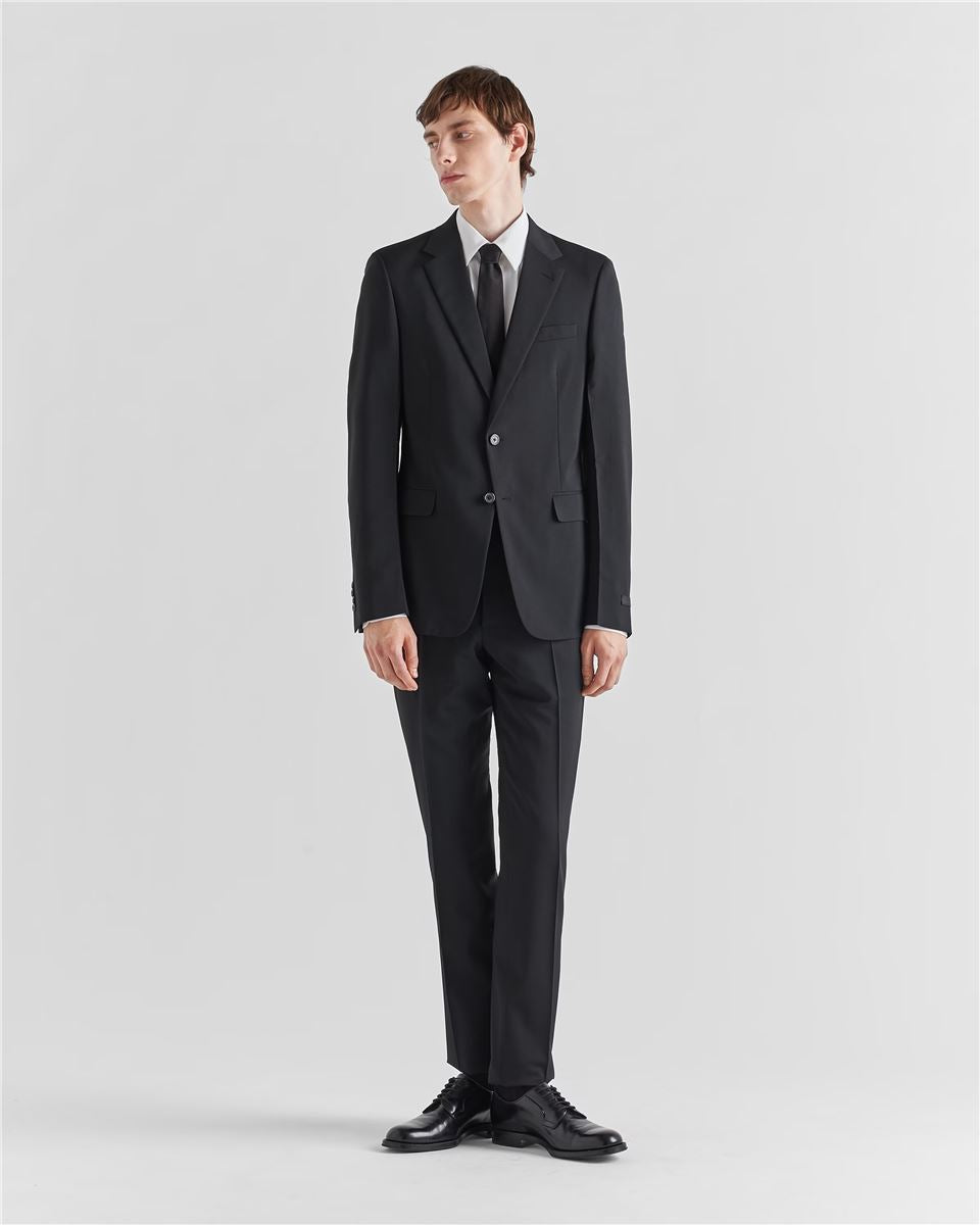 Single breasted wool and mohair suit-PRADA-Verso